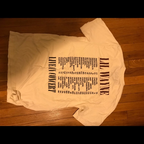 Authentic Lil Wayne tour merch t-shirt - Picture 3 of 3